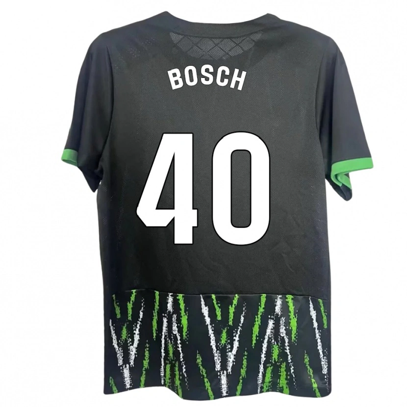 Danxen Women Owen Bosch #40 Black Green Away Jersey 2025/26 T-Shirt