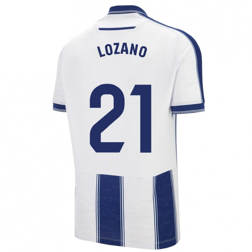 Danxen Women Sergio Lozano #21 Navy White Away Jersey 2025/26 T-Shirt