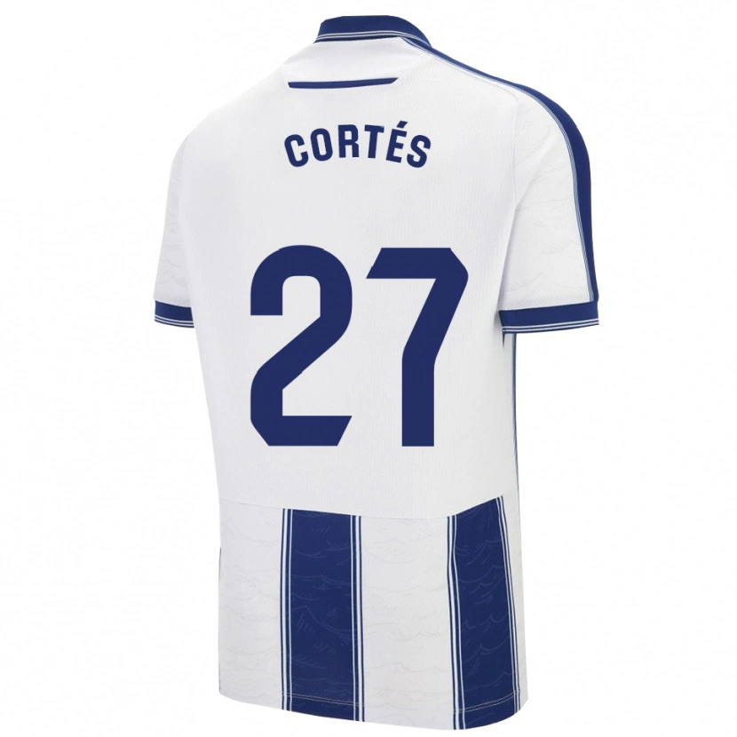 Danxen Women Paco Cortés #27 Navy White Away Jersey 2025/26 T-Shirt