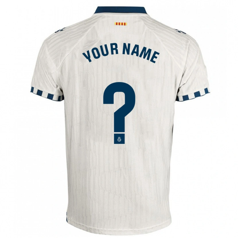 Danxen Women Your Name #0 White Blue Away Jersey 2025/26 T-Shirt