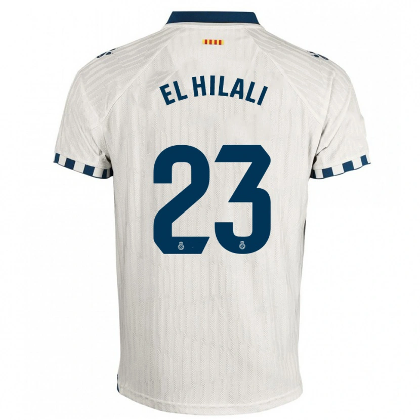 Danxen Women Omar El Hilali #23 White Blue Away Jersey 2025/26 T-Shirt