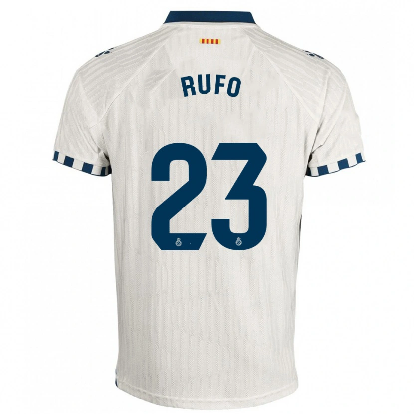 Danxen Women Xavi Rufo #23 White Blue Away Jersey 2025/26 T-Shirt