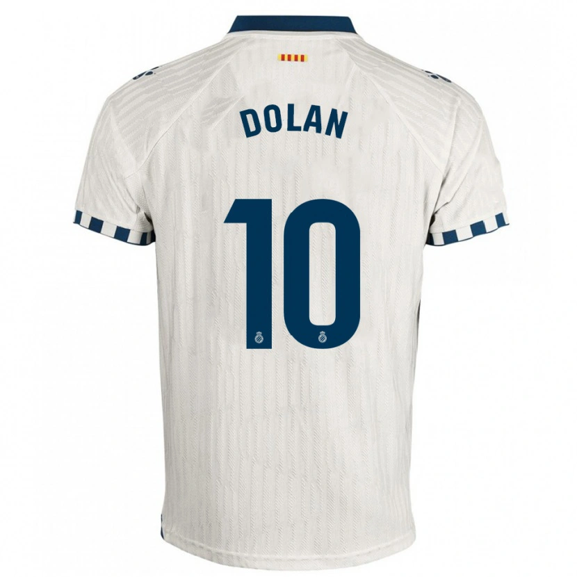 Danxen Women Tyrhys Dolan #10 White Blue Away Jersey 2025/26 T-Shirt