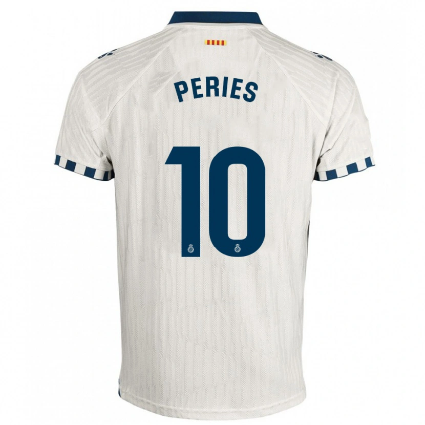 Danxen Women Jan Peries #10 White Blue Away Jersey 2025/26 T-Shirt