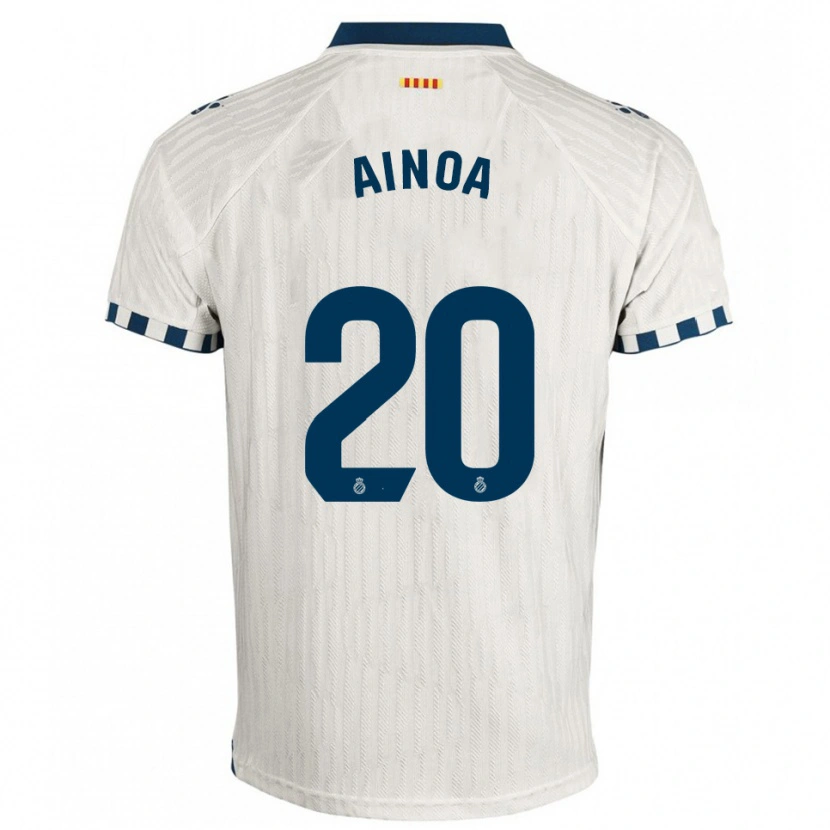 Danxen Women Ainoa Campo Franco #20 White Blue Away Jersey 2025/26 T-Shirt