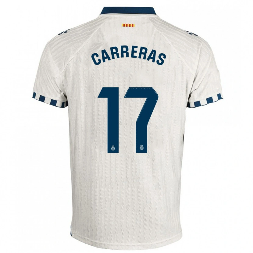 Danxen Women Jofre Carreras #17 White Blue Away Jersey 2025/26 T-Shirt