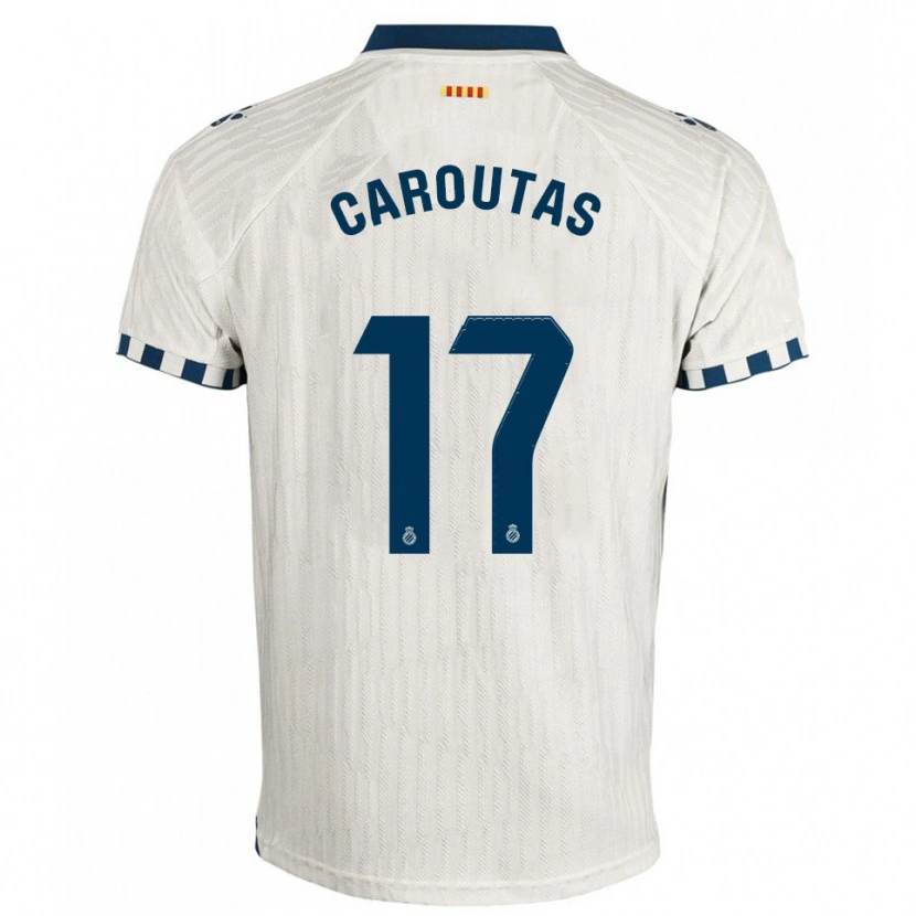 Danxen Women Tim Caroutas #17 White Blue Away Jersey 2025/26 T-Shirt