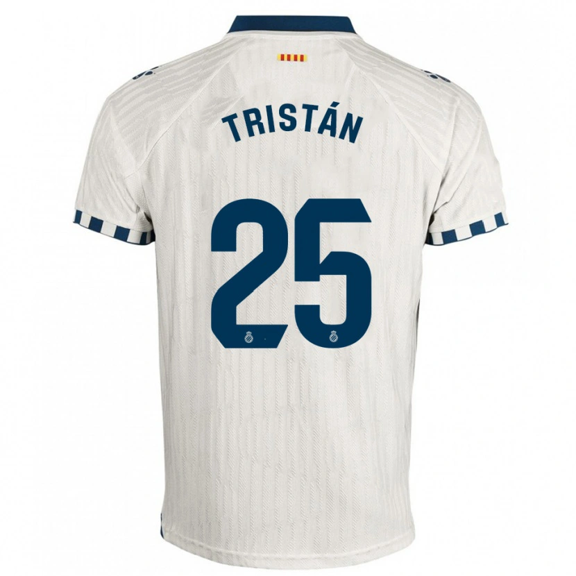 Danxen Women Pol Tristán #25 White Blue Away Jersey 2025/26 T-Shirt