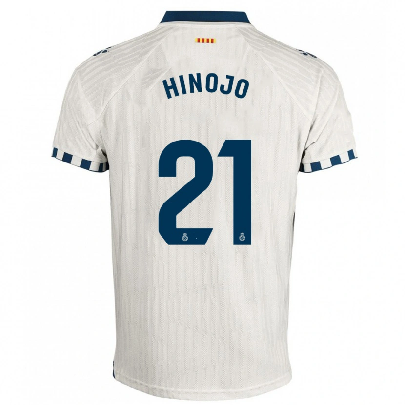 Danxen Women Roger Hinojo #21 White Blue Away Jersey 2025/26 T-Shirt