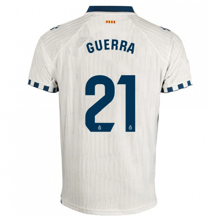 Danxen Women Julia Guerra Peiró #21 White Blue Away Jersey 2025/26 T-Shirt