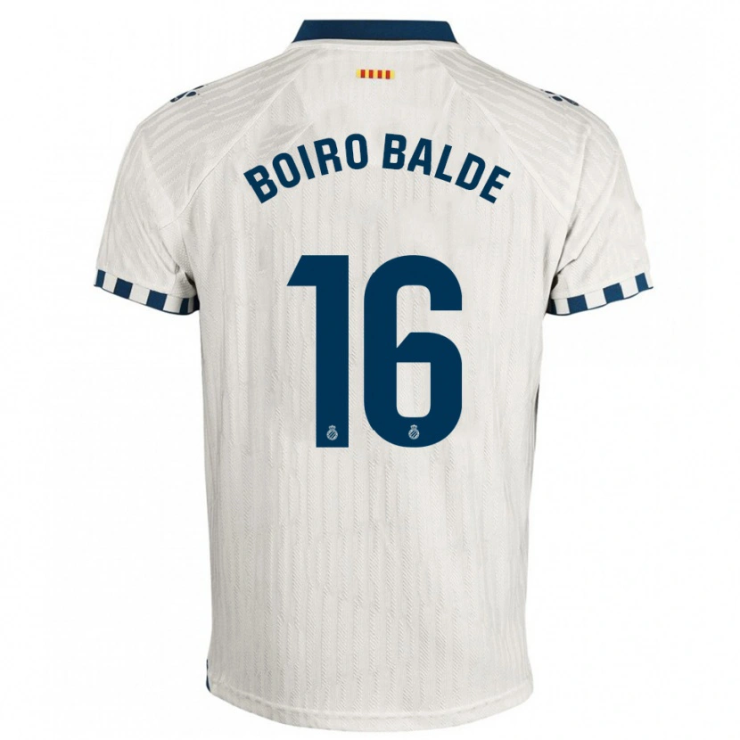 Danxen Women Issa Boiro Balde #16 White Blue Away Jersey 2025/26 T-Shirt