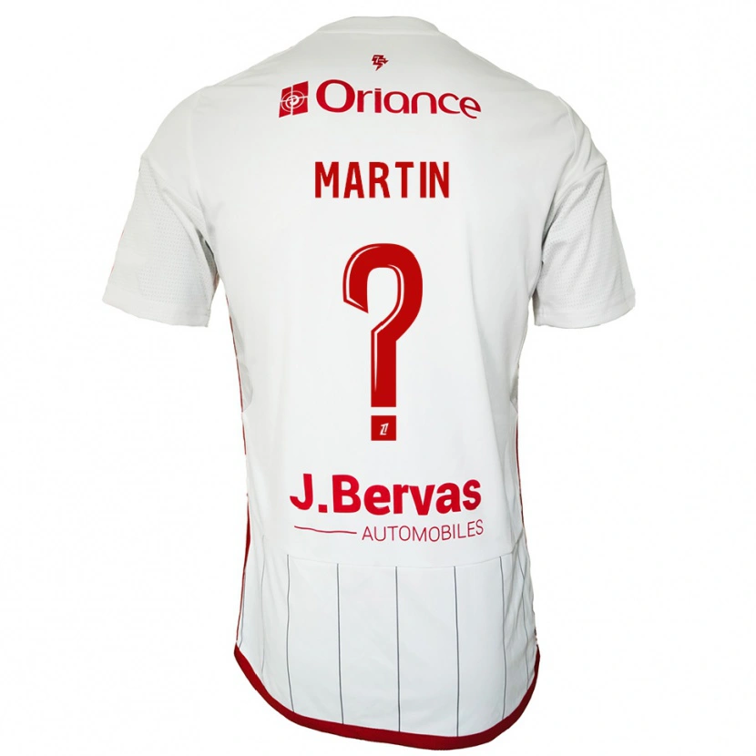Danxen Women Clara Martin #0 White Red Away Jersey 2025/26 T-Shirt