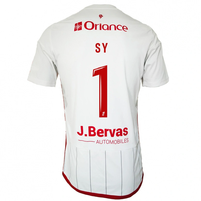 Danxen Women Seydou Sy #1 White Red Away Jersey 2025/26 T-Shirt
