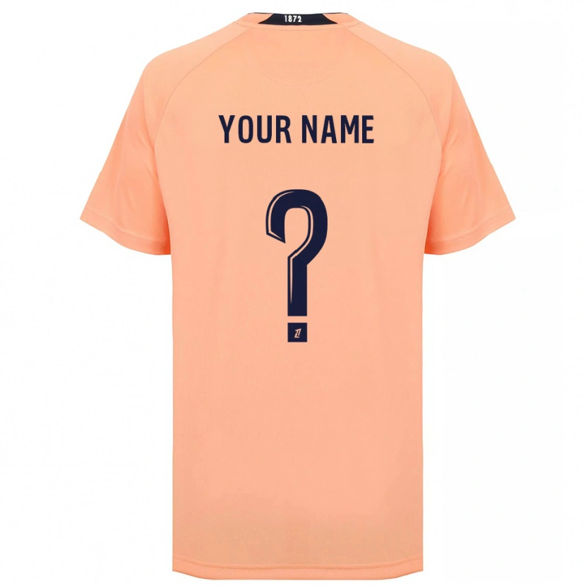 Danxen Women Your Name #0 Orange Navy Away Jersey 2025/26 T-Shirt