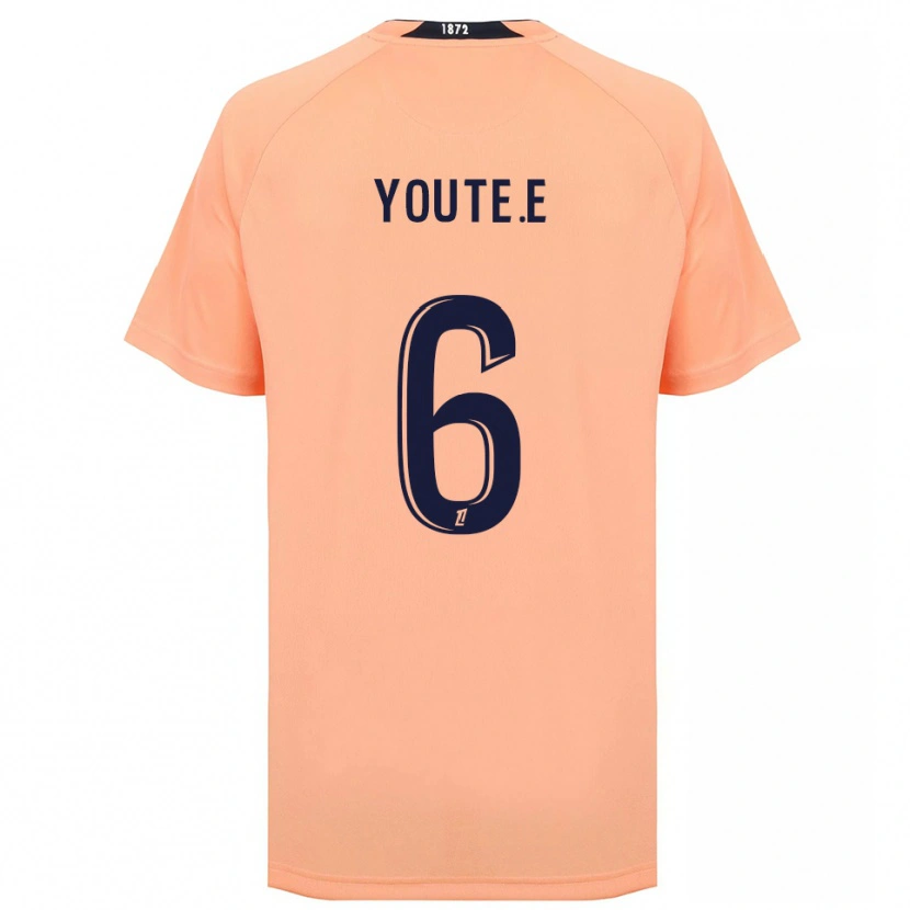 Danxen Women Étienne Youté Kinkoué #6 Orange Navy Away Jersey 2025/26 T-Shirt