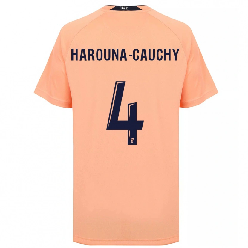 Danxen Women Yllian Harouna-Cauchy #4 Orange Navy Away Jersey 2025/26 T-Shirt