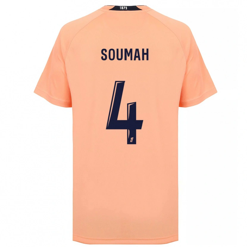 Danxen Women Mohamed Soumah #4 Orange Navy Away Jersey 2025/26 T-Shirt