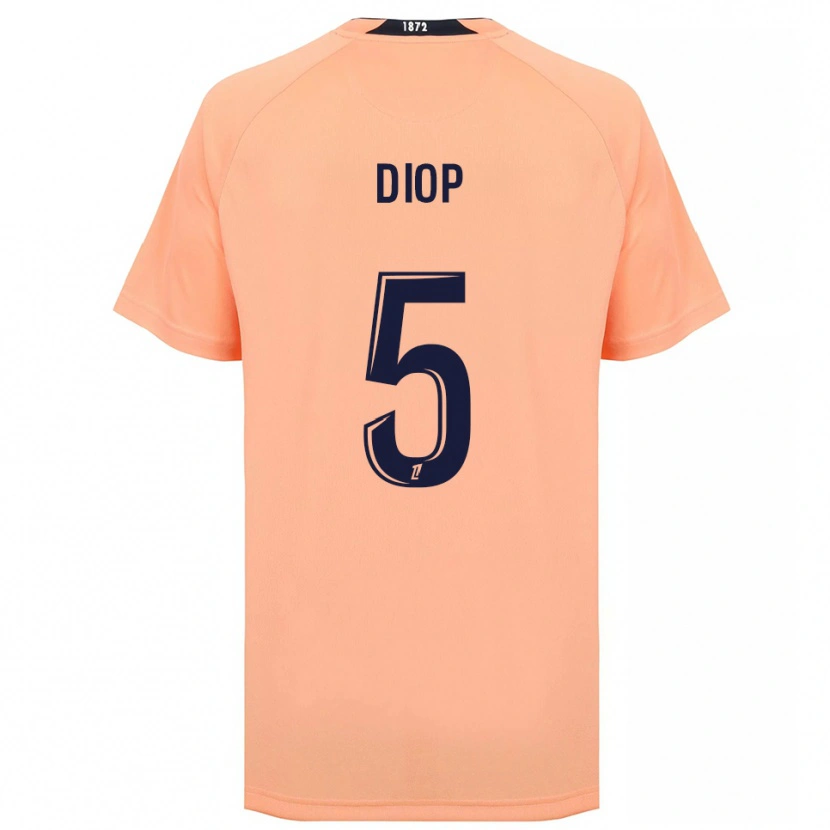 Danxen Women Doro Diop #5 Orange Navy Away Jersey 2025/26 T-Shirt