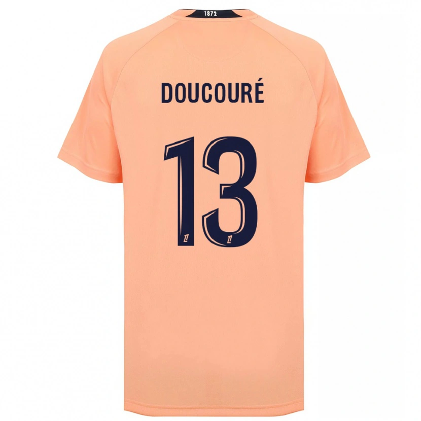 Danxen Women Fodé Doucouré #13 Orange Navy Away Jersey 2025/26 T-Shirt