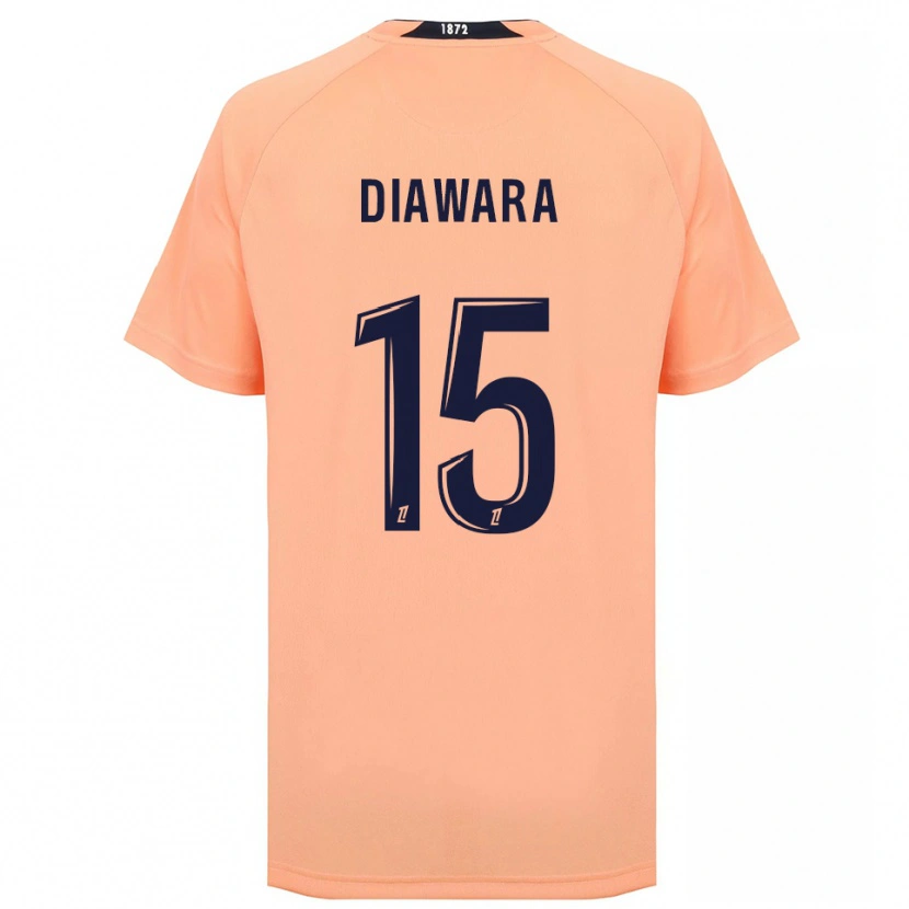 Danxen Women Kandet Diawara #15 Orange Navy Away Jersey 2025/26 T-Shirt