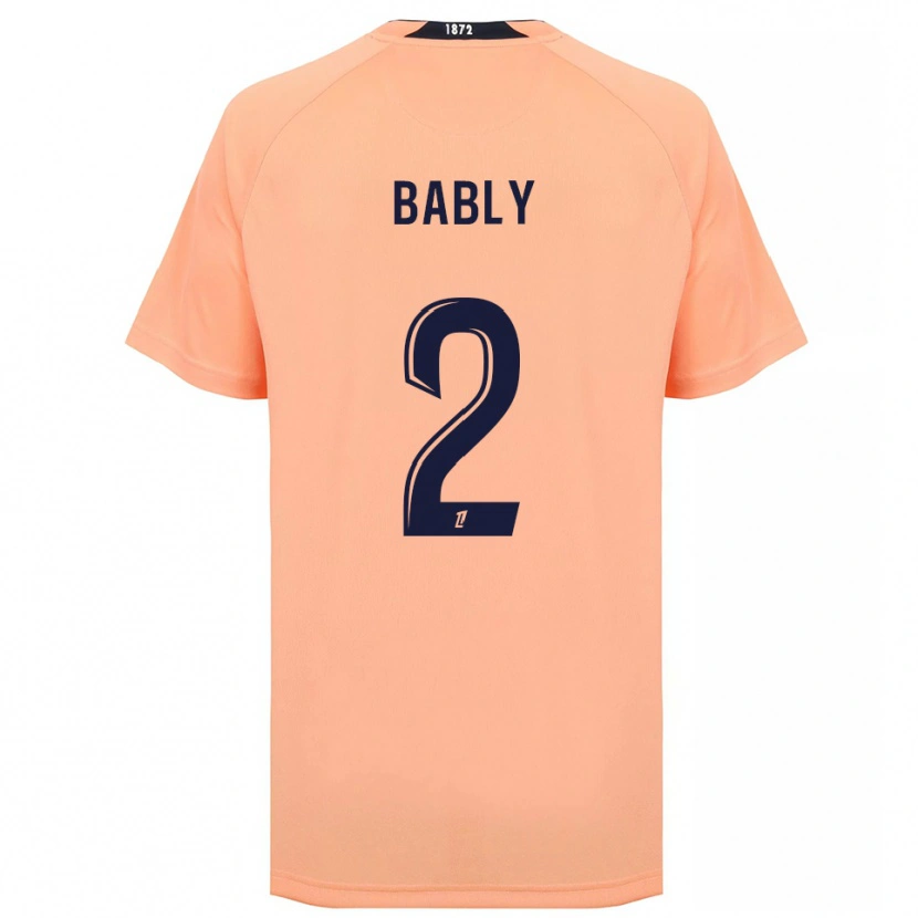 Danxen Women Emmanuel Bably #2 Orange Navy Away Jersey 2025/26 T-Shirt