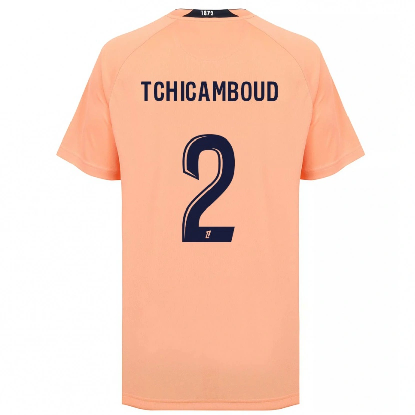 Danxen Women Steed Tchicamboud #2 Orange Navy Away Jersey 2025/26 T-Shirt
