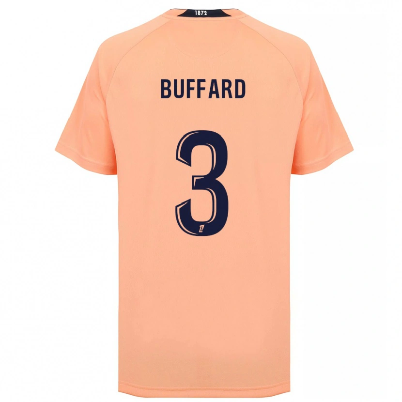 Danxen Women Matthieu Buffard #3 Orange Navy Away Jersey 2025/26 T-Shirt