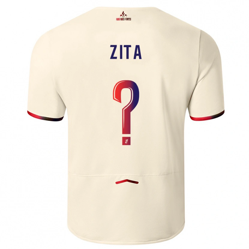 Danxen Women Kisley Zita #0 Off-White Red Away Jersey 2025/26 T-Shirt