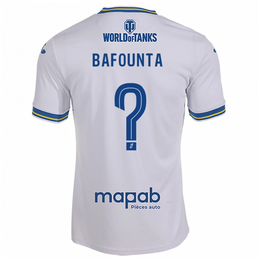 Danxen Women Kamal Bafounta #0 White Sky Blue Away Jersey 2025/26 T-Shirt