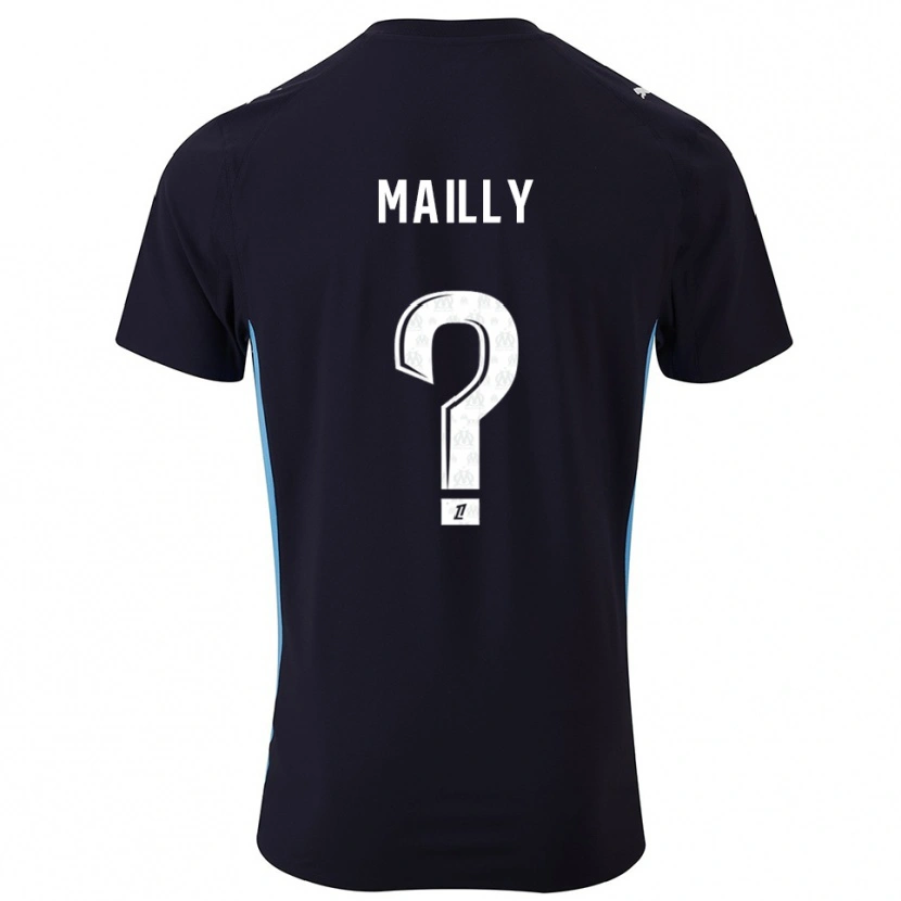 Danxen Women Evan Mailly #0 Black Sky Blue Away Jersey 2025/26 T-Shirt
