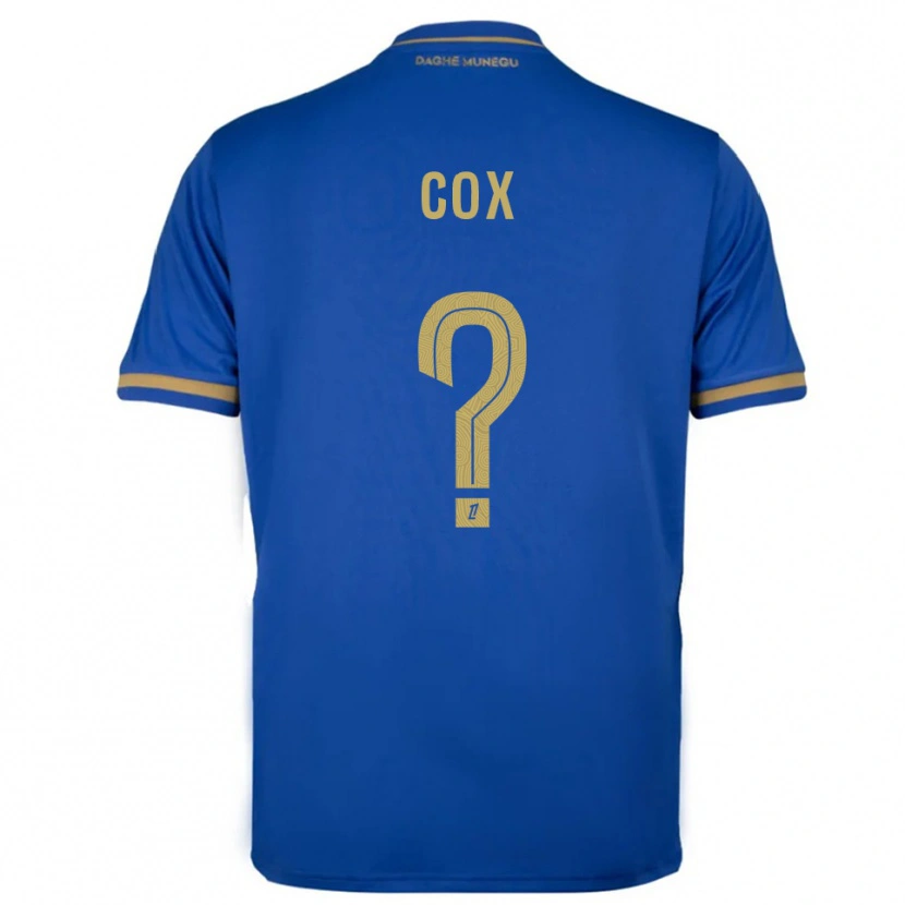 Danxen Women Matthew Cox #0 Blue Gold Away Jersey 2025/26 T-Shirt
