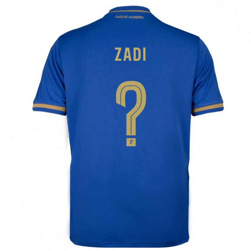 Danxen Women Alain Zadi #0 Blue Gold Away Jersey 2025/26 T-Shirt