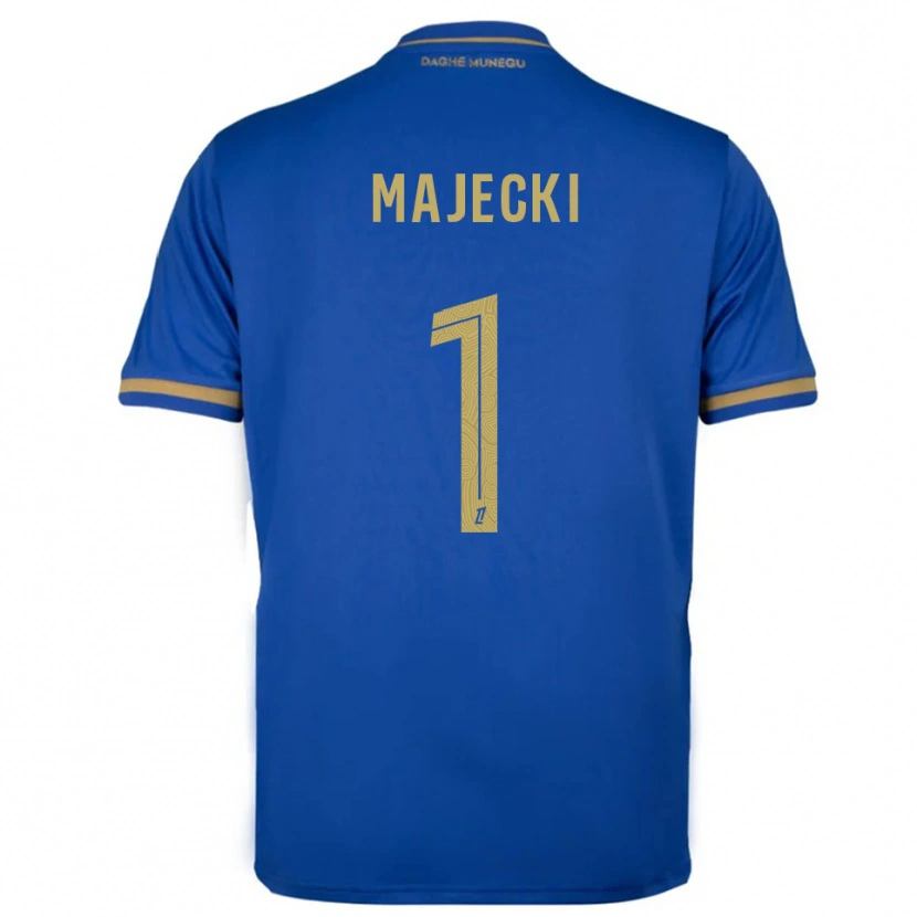Danxen Women Radoslaw Majecki #1 Blue Gold Away Jersey 2025/26 T-Shirt