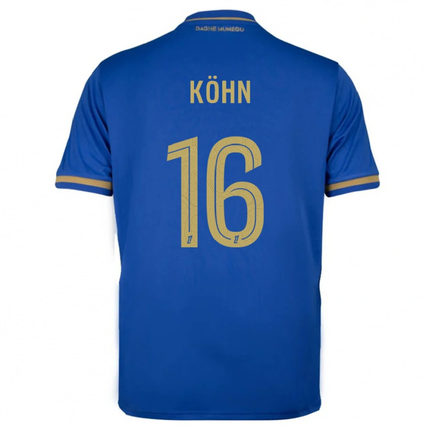 Danxen Women Philipp Köhn #16 Blue Gold Away Jersey 2025/26 T-Shirt