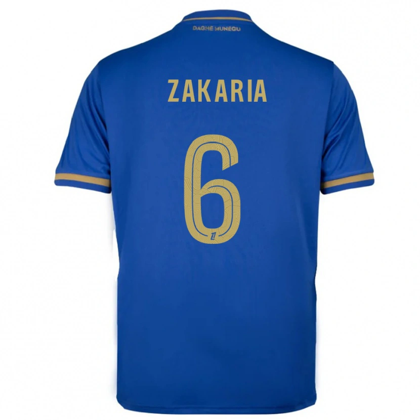 Danxen Women Denis Zakaria #6 Blue Gold Away Jersey 2025/26 T-Shirt