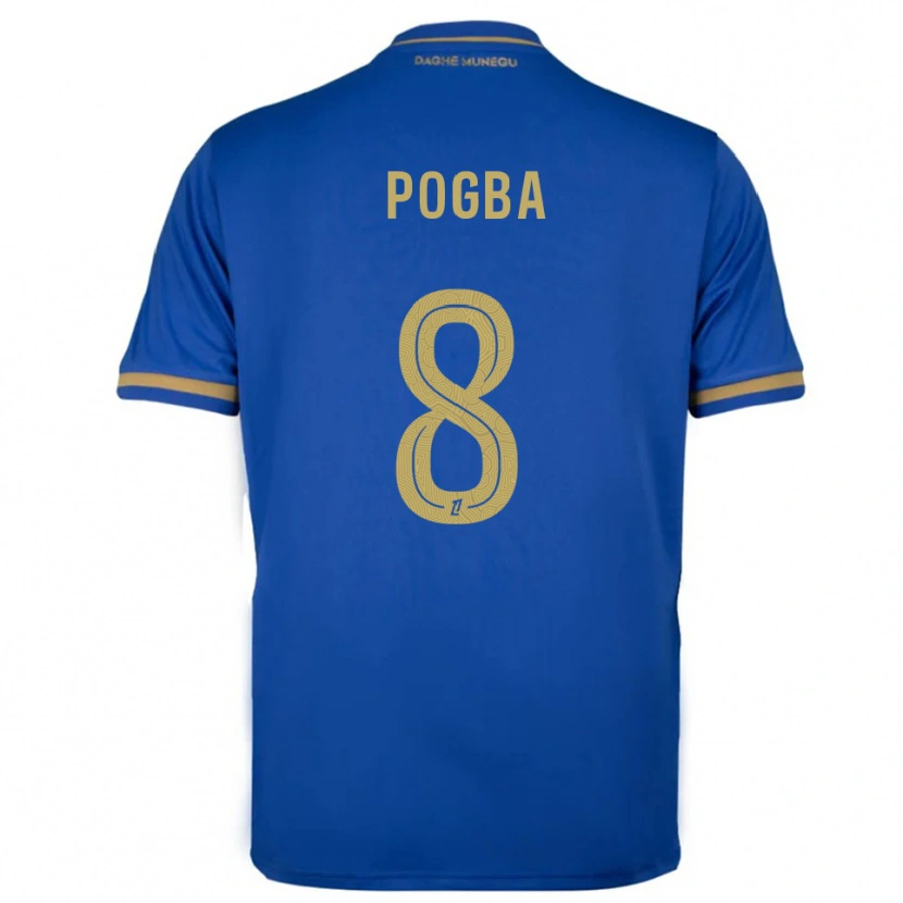 Danxen Women Paul Pogba #8 Blue Gold Away Jersey 2025/26 T-Shirt