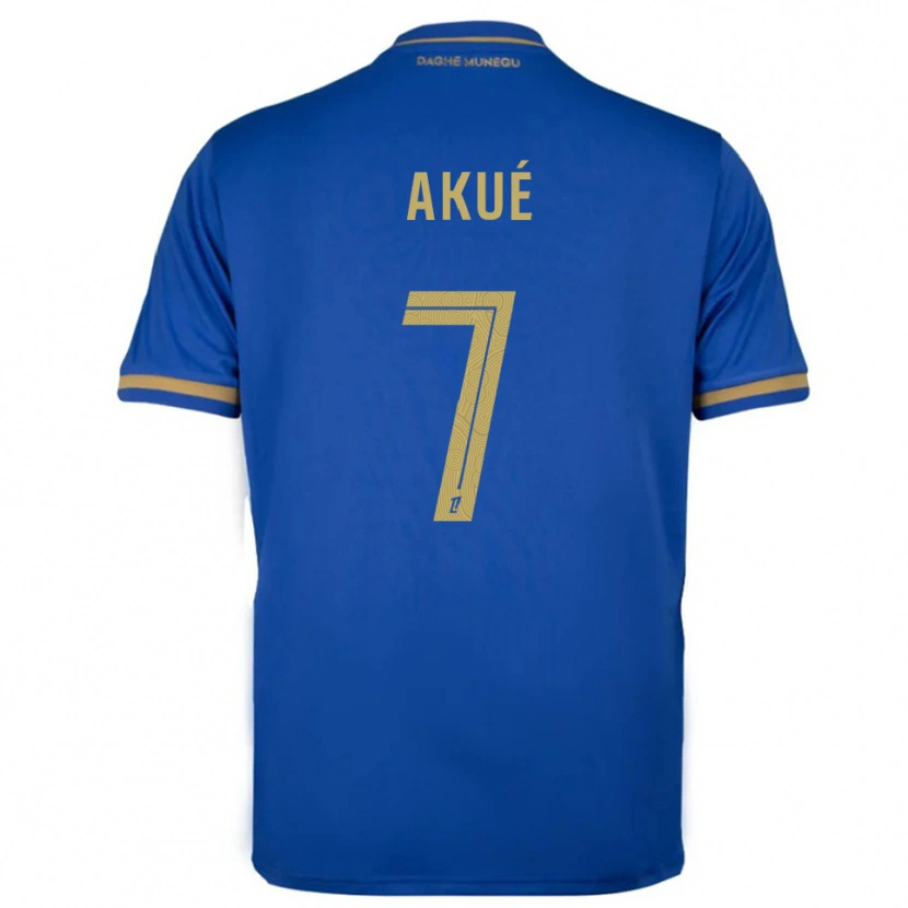 Danxen Women Checkina Akué #7 Blue Gold Away Jersey 2025/26 T-Shirt