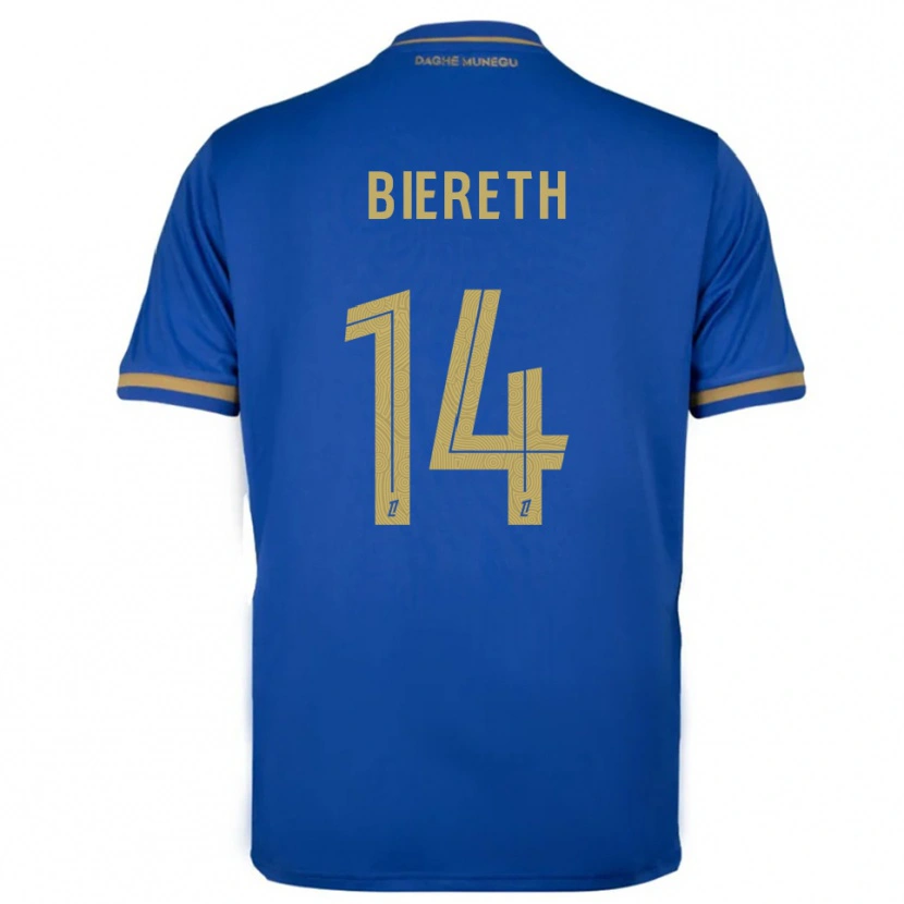 Danxen Women Mika Biereth #14 Blue Gold Away Jersey 2025/26 T-Shirt