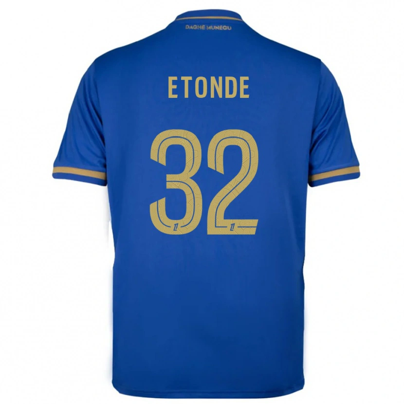 Danxen Women Romaric Etonde #32 Blue Gold Away Jersey 2025/26 T-Shirt