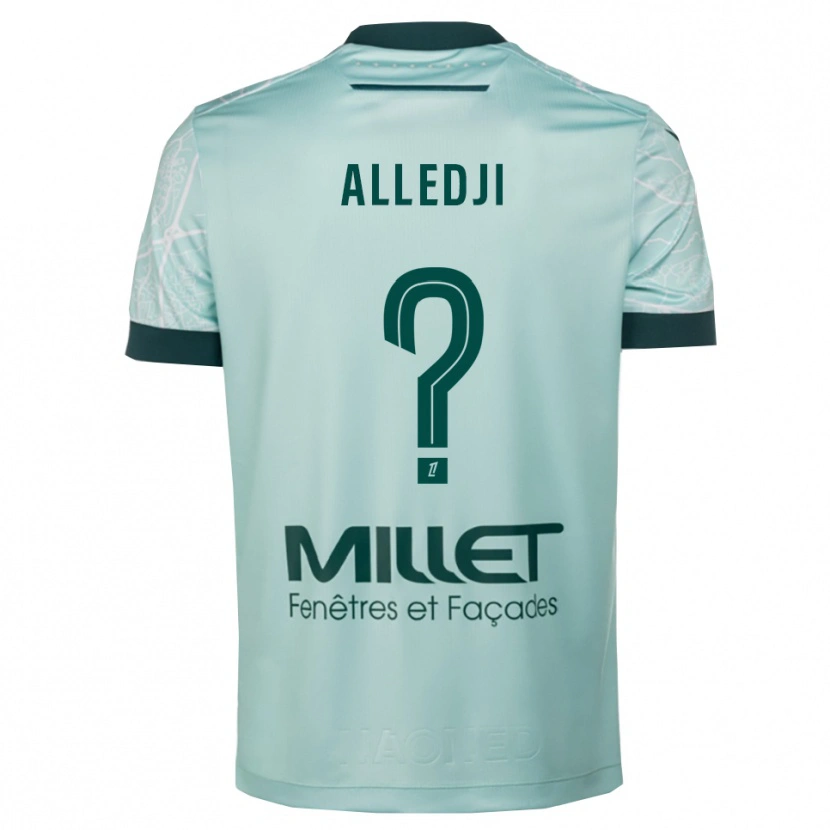 Danxen Women Ezekiel Alledji #0 Green White Away Jersey 2025/26 T-Shirt
