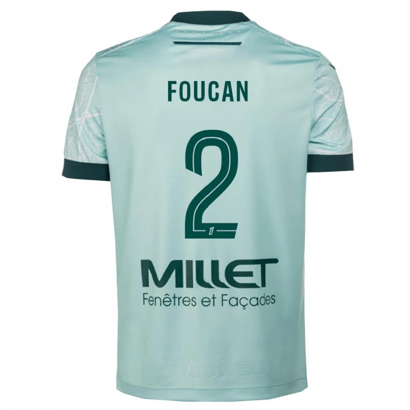 Danxen Women Jalen Foucan #2 Green White Away Jersey 2025/26 T-Shirt