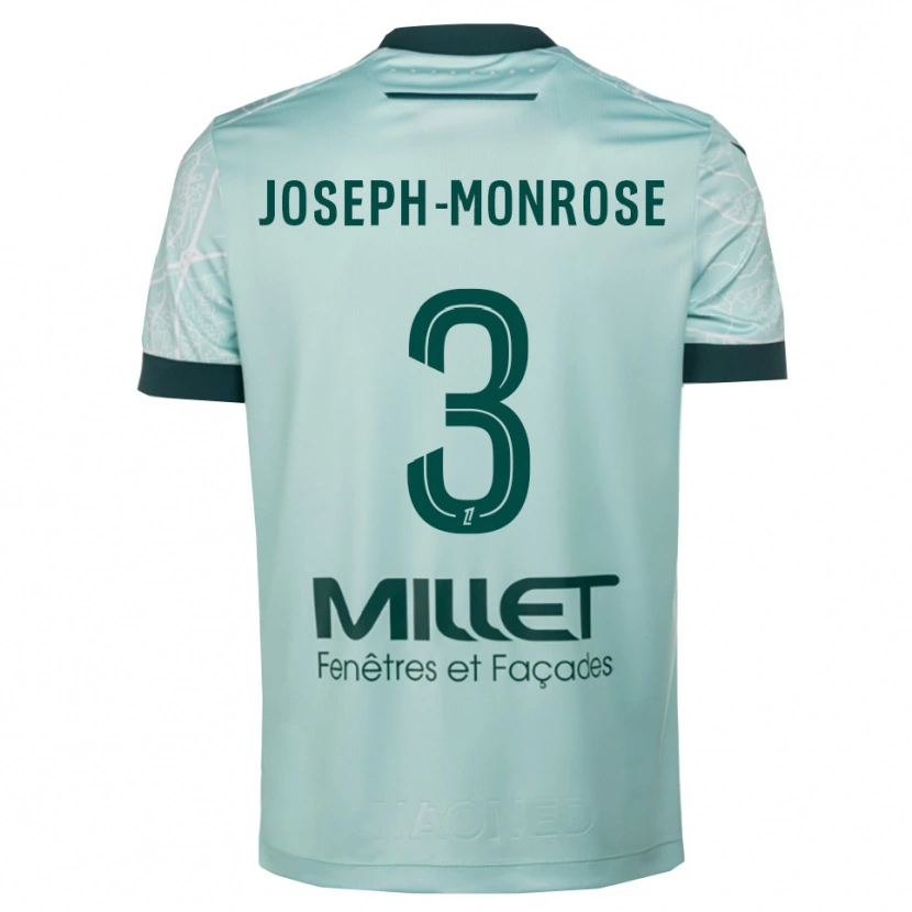 Danxen Women Florian Joseph-Monrose #3 Green White Away Jersey 2025/26 T-Shirt