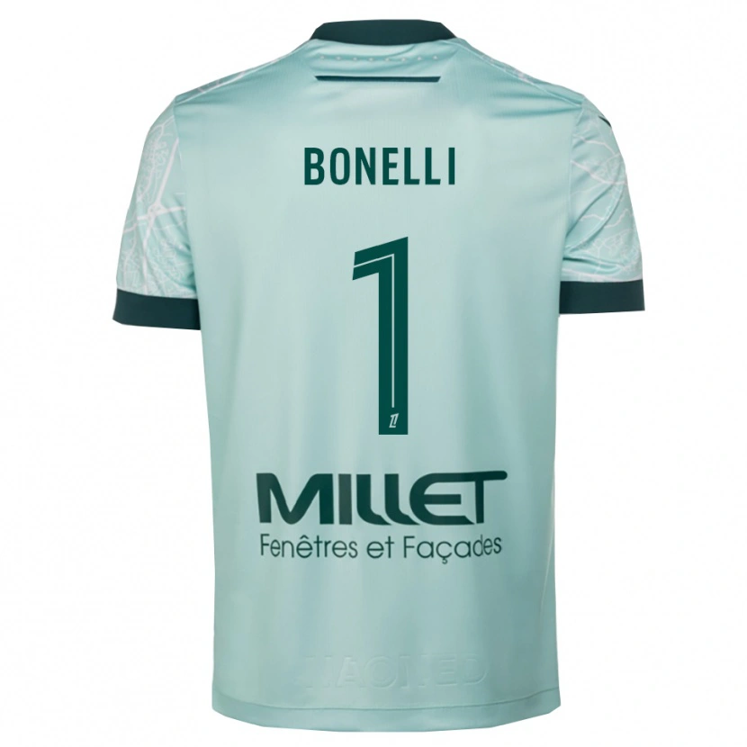 Danxen Women Lucas Bonelli #1 Green White Away Jersey 2025/26 T-Shirt