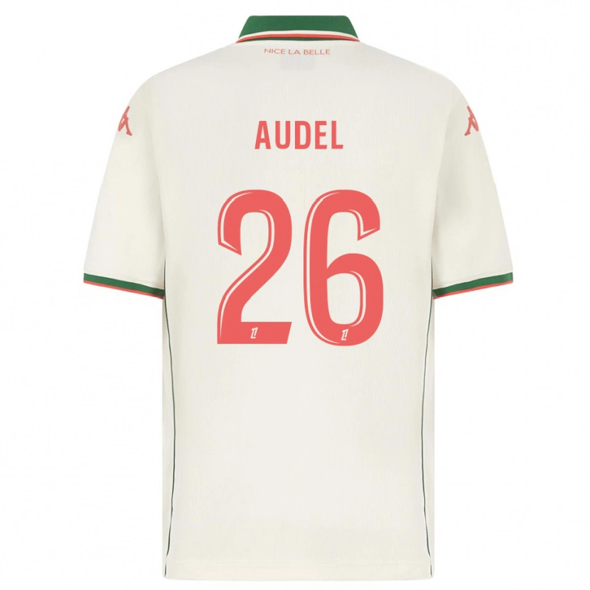 Danxen Women Johan Audel #26 White Green Away Jersey 2025/26 T-Shirt