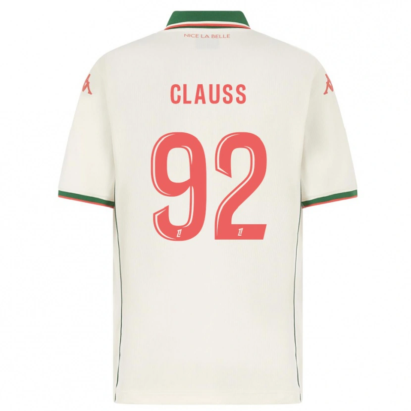Danxen Women Jonathan Clauss #92 White Green Away Jersey 2025/26 T-Shirt