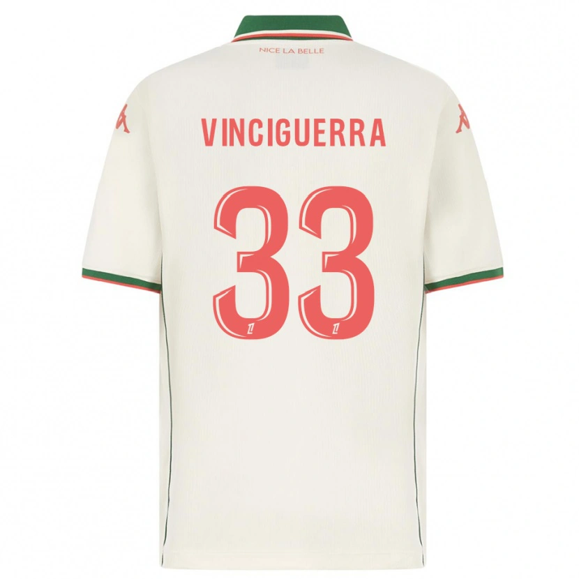 Danxen Women Pauline Vinciguerra #33 White Green Away Jersey 2025/26 T-Shirt