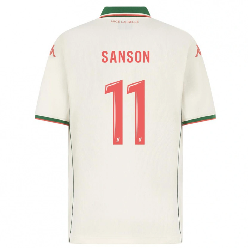 Danxen Women Morgan Sanson #11 White Green Away Jersey 2025/26 T-Shirt
