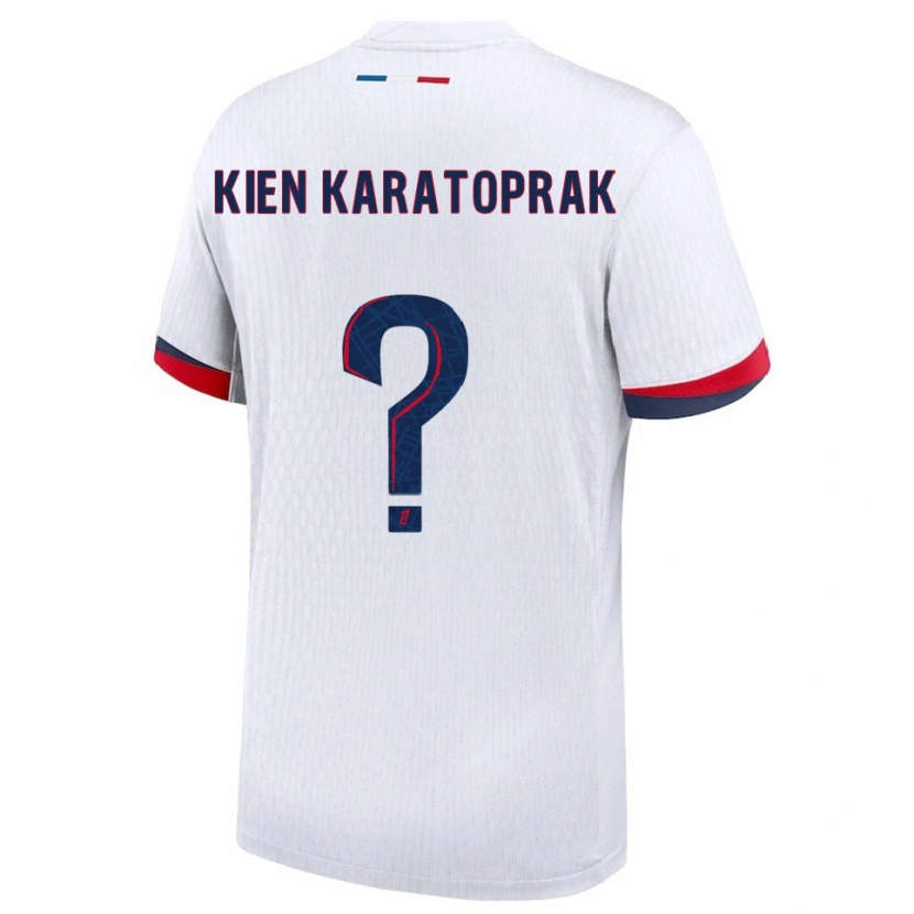 Danxen Women Kenan Kien Karatoprak #0 White Red Away Jersey 2025/26 T-Shirt