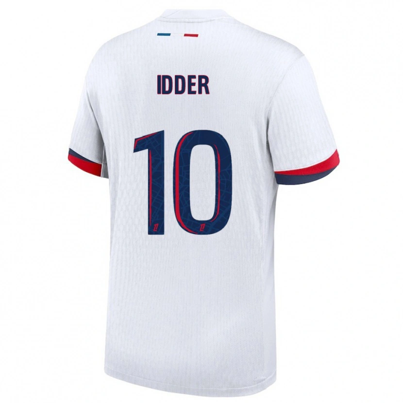 Danxen Women Younes Idder #10 White Red Away Jersey 2025/26 T-Shirt