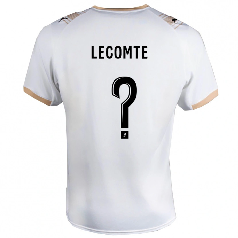 Danxen Women Benjamin Lecomte #0 White Black Away Jersey 2025/26 T-Shirt